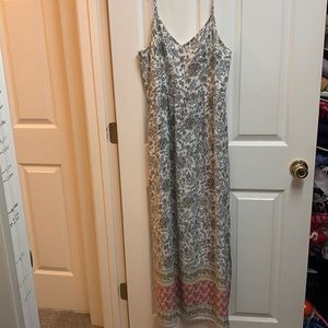Loft floral maxi dress